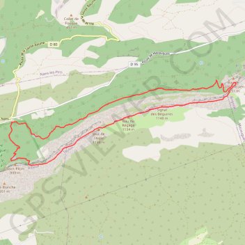 Saint Pilon GPS track, route, trail