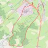 À pied dans les bois de Bastogne GPS track, route, trail