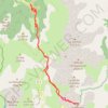 Le Mourre Haut Vallon de Restefond GPS track, route, trail