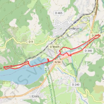 Embrun GPS track, route, trail