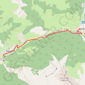 La Verte GPS track, route, trail