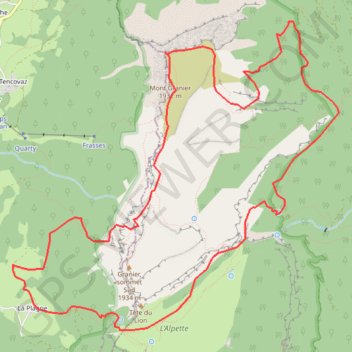 Pic Saint-Michel GPS track, route, trail