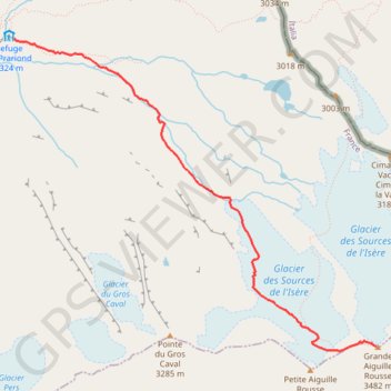 Grande Aiguille Rousse GPS track, route, trail