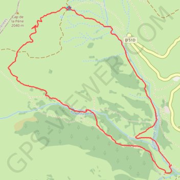 Mont ne GPS track, route, trail