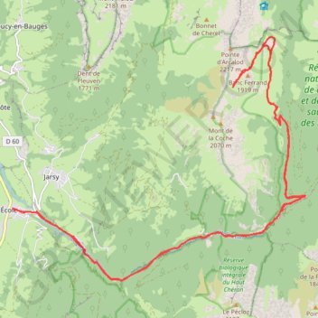 Banc Ferrand GPS track, route, trail