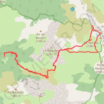 Randonnée GPS track, route, trail