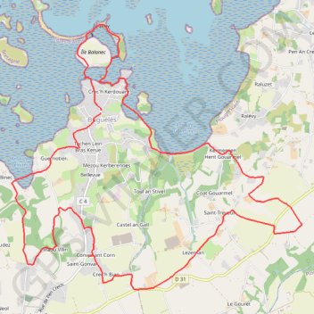 Penvénan - Buguelés GPS track, route, trail