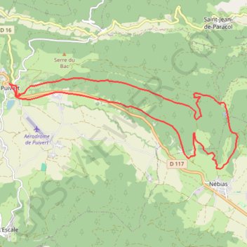 Puivert1 GPS track, route, trail