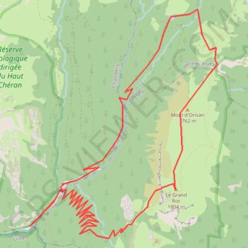 Grand Roc - Haut du Four GPS track, route, trail