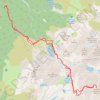 Itinéraire à ski à la Grande Lauzière GPS track, route, trail