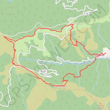 Col du Pas et de l'Espinas GPS track, route, trail