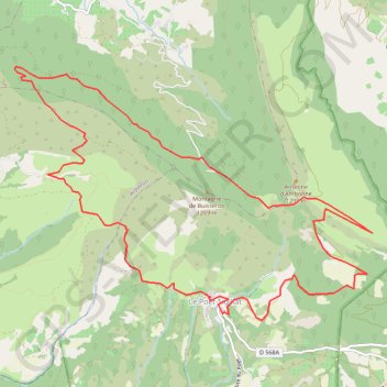 Baro montagne Buisseron GPS track, route, trail