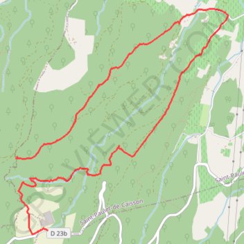 Chartreuse de Valbonne - La Broze GPS track, route, trail