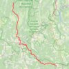 GR95 Randonnée du Col de l'Echarasson (Drôme) à Vaunières (Hautes-Alpes) GPS track, route, trail