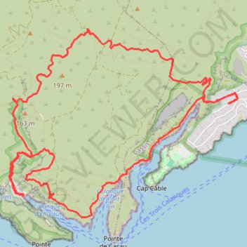 Calanques de Port Miou, Port Pin, et d'En Vau GPS track, route, trail