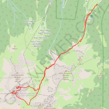 10-JUL-09 GPS track, route, trail