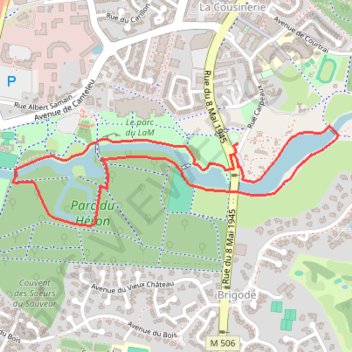 Carte - 11 novembre 2022 GPS track, route, trail