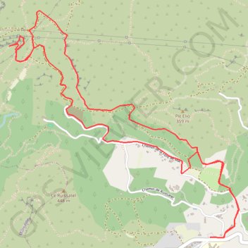 Sentier Pagnol - Par la Font de Mai - Aubagne GPS track, route, trail