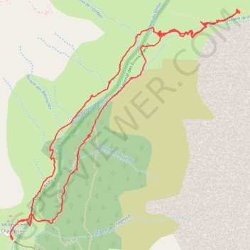 Cabane de Peyron-Roux GPS track, route, trail