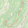 Traversée de la Chartreuse GPS track, route, trail