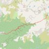 Laison du refuge de Petra Piana à Guagnu GPS track, route, trail