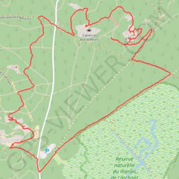 Larchant - Dame Jouanne GPS track, route, trail