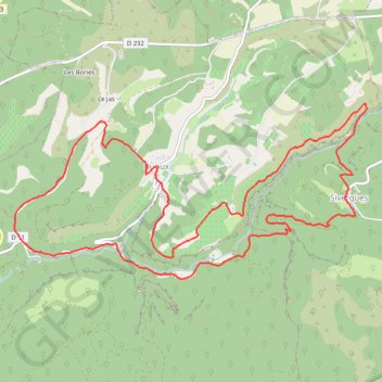 Aiguebrun GPS track, route, trail