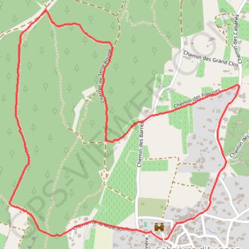 Autour de Cabrières d'Avignon GPS track, route, trail