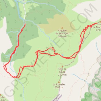 Pointe de la Mandallaz (Aravis) GPS track, route, trail