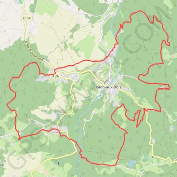 Chemins du Cœur des Vosges - Julien Absalon GPS track, route, trail