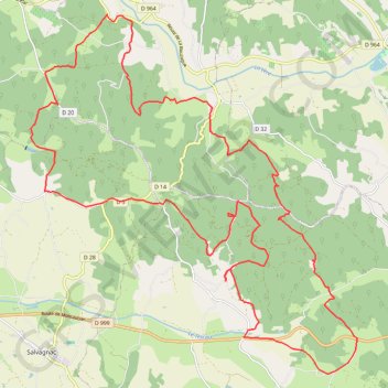 Forêt de Sivens GPS track, route, trail