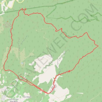 Combe de Curnier et de Maleval GPS track, route, trail