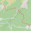 Croquis GPS track, route, trail