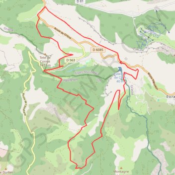 Val ferrière GPS track, route, trail