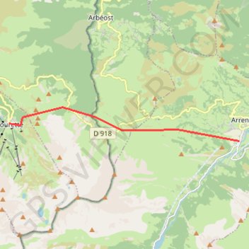 GR 10 - étape 15 GPS track, route, trail