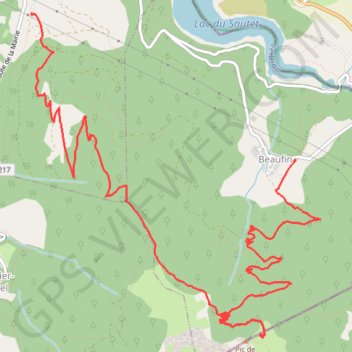 Ambel Pic Chauvet Beaufin GPS track, route, trail