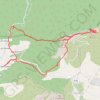 Mont Caume depuis le Broussan GPS track, route, trail