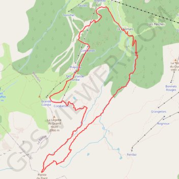 Pic du Dard GPS track, route, trail