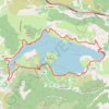 Tour du lac de barrage du Salagou - Hiver (34) GPS track, route, trail
