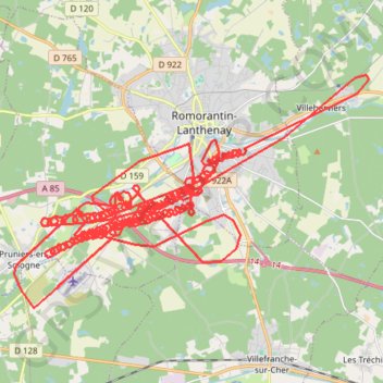 27/04/2022 LFYR (14:35) LFYR (15:44) GPS track, route, trail