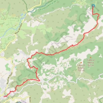 Mare e Monti - De E Case à Cargèse GPS track, route, trail