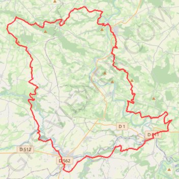 GRP Tour de la Suisse Normande GPS track, route, trail