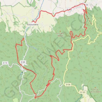 Hautaniboul GPS track, route, trail