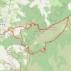 Baronnies - Montagne des Gravières depuis Remuzat GPS track, route, trail