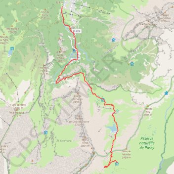 Via Alpina - Salvagny > Refuge de Moëde-Anterne GPS track, route, trail