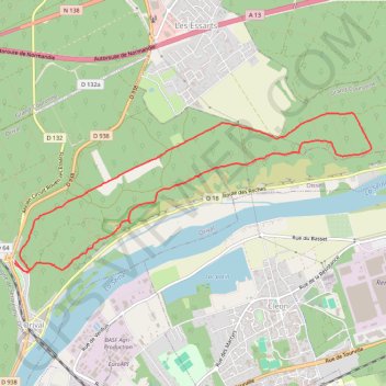Rando Orival GPS track, route, trail