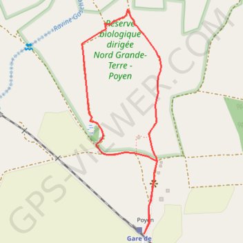 🚶 Trace du vieux moulin de Poyen GPS track, route, trail
