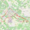Cognac vers Mainxe 44 kms GPS track, route, trail