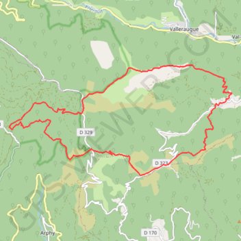 Serre de la Lusette GPS track, route, trail