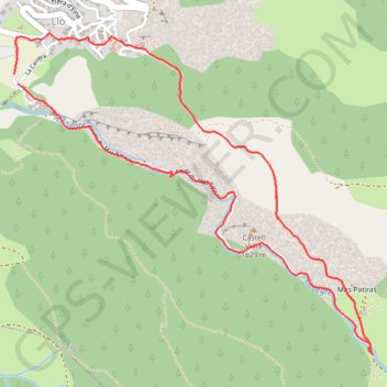 Gorges du Sègre depuis Llo GPS track, route, trail